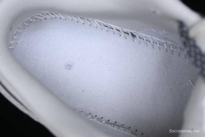 Nike Air Jordan 1 Low Stussy Collaboration - Grey Pigskin Black Base Retro Basketball Shoes - XX3318-968