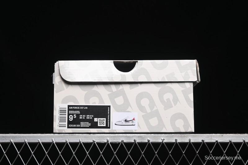 Nike Air Force 1 '07 Low The North Face Collaboration - Beige Black Red Sole Low-Top Casual Sneakers - XZ6188-309