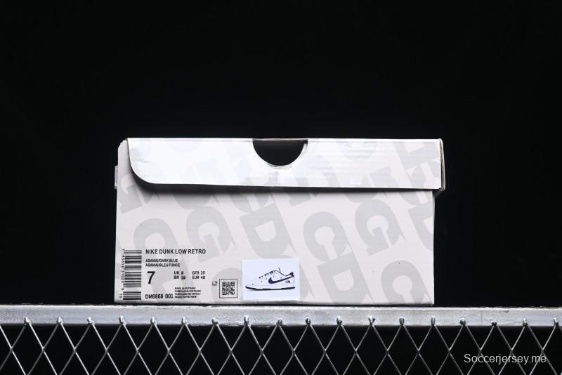 Nike SB Dunk Low The North Face Series - Strap Pig Eight Dark Blue Hook Anniversary High-End Custom Low-Top Casual Skate Shoes - DM6868-001