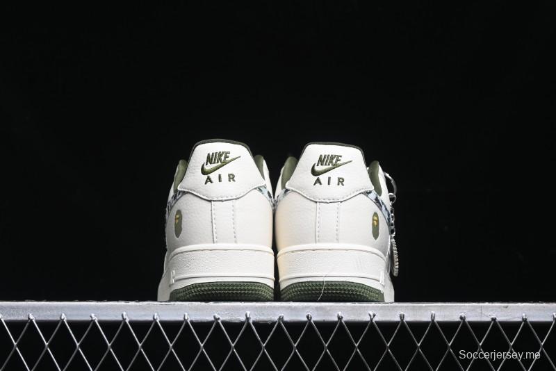 Nike Air Force 1 '07 Low BAPE Collaboration - Camo Swoosh Low-Top Casual Sneakers DF0188-012