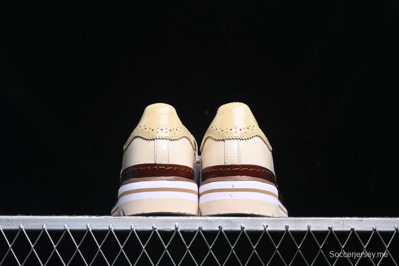 Adidas Superstar Clot Collaboration JQ6117 Preppy Style Shell Toe Casual Sneakers with Perforated Leather Upper - JQ6117