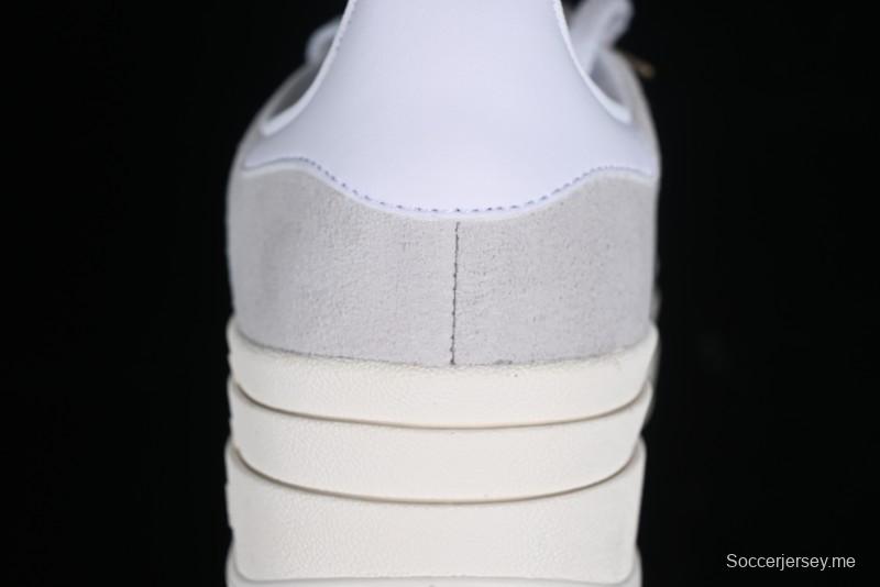 Adidas Originals Gazelle Bold HQ6893 Low-Top Sneakers with Thick Sole for Casual Wear, Slip-Resistant and Durable