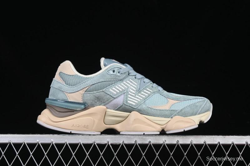 New Balance 9060 Retro Casual Running Sneakers with ABZORB Cushioning Technology - U9060FNB