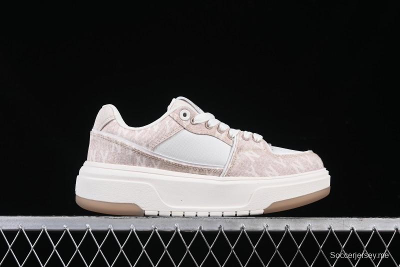 New York Yankees MLB Chunky Liner Denim Monogram SL Platform Sandals - 3ASXS015N50BGS