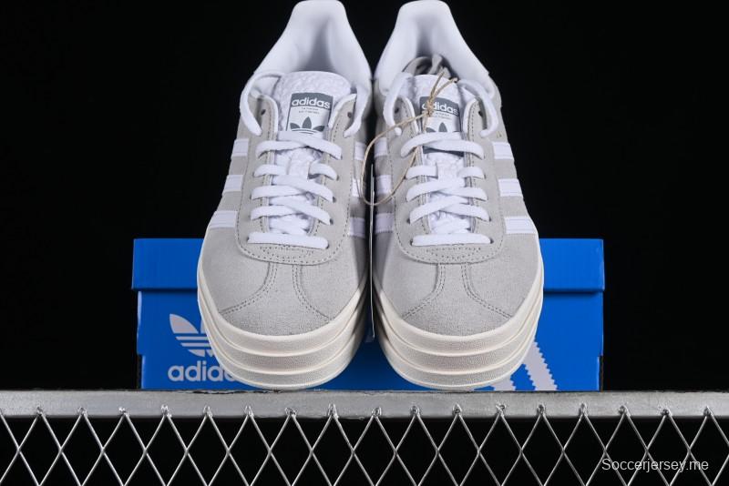 Adidas Originals Gazelle Bold HQ6893 Low-Top Sneakers with Thick Sole for Casual Wear, Slip-Resistant and Durable