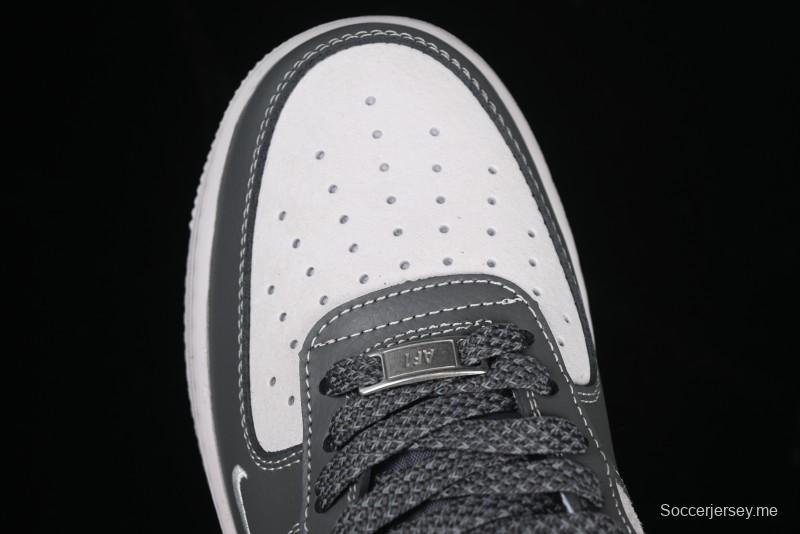 Nike Air Force 1 '07 Low North Face Collaboration Light Grey Two-Tone Low-Top Casual Sneakers - DM6688-046