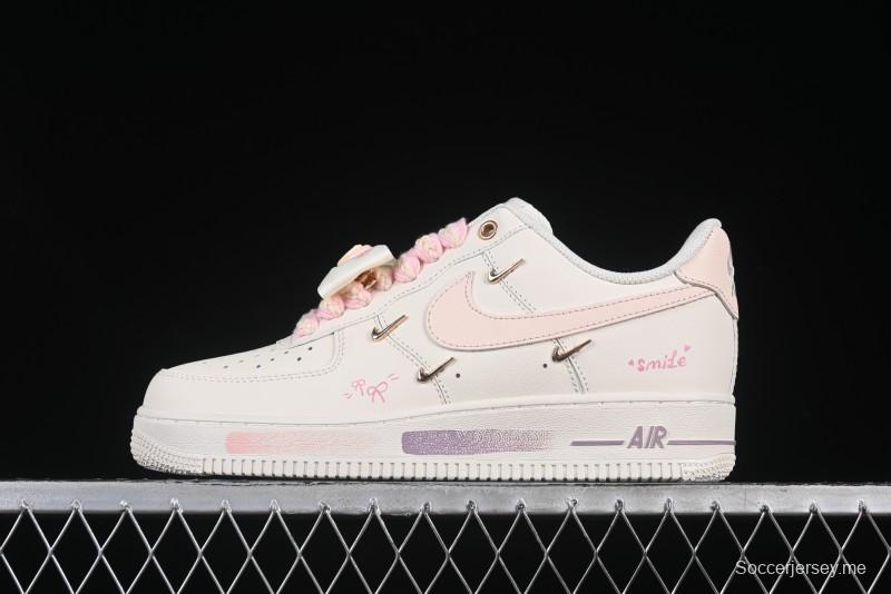 Nike Air Force 1 '07 Low Heart Bow Low-Top Casual Sneakers - FC1122-333
