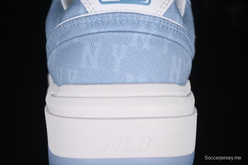 New York Yankees Chunky Liner Mid Denim Monogram Platform Sandals - 3ASXD065N50BLS