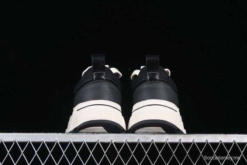 Shoot Brand Resonance Black Plum Retro Comfort Leather Anti-Slip Elevated Low-Top Casual Skate Shoes - AJD4