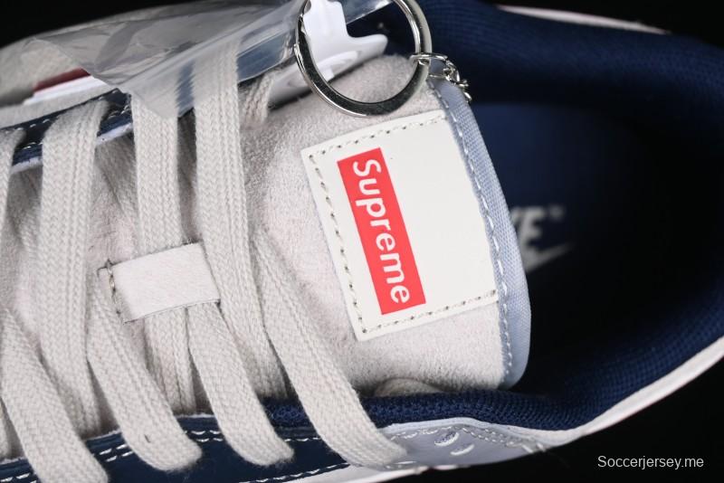 Nike SB Dunk Low Supreme Collaboration Anniversary Custom Low-Top Casual Sneakers - DM6868-045