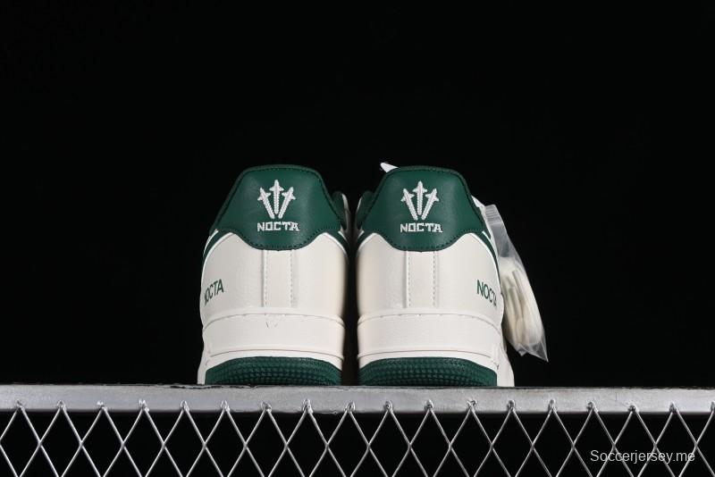 Nike Nocta x Nike Air Force 1 '07 Low Casual Sneakers with Reflective 3M Details and Full-Length Air Cushion - NO0224-025