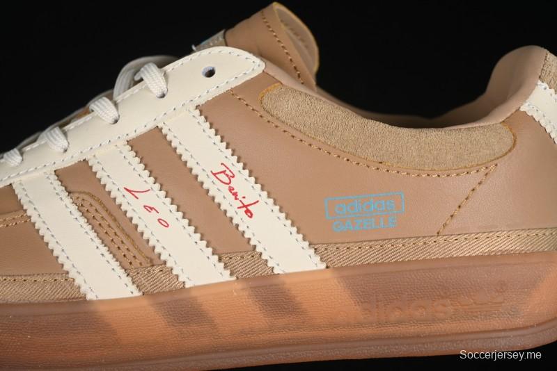 Adidas Gazelle Indoor JR0182 Bad Bunny x Lionel Messi Retro Low-Top Sneakers - JR0182