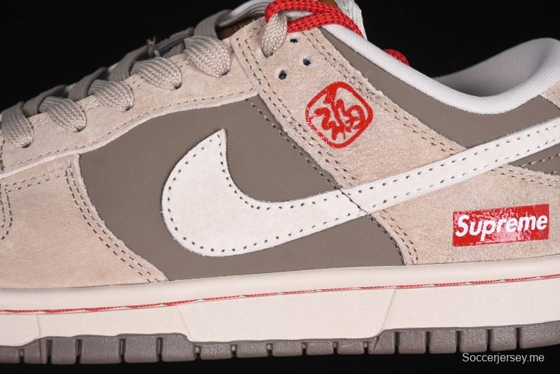 Nike SB Dunk Low Supreme Year of the Snake Limited Edition Anniversary Custom Casual Skate Shoes - AG3702-851