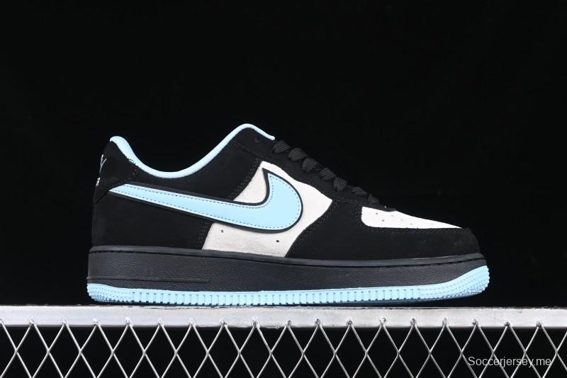 Nike Air Force 1 '07 Low Supreme Collaboration Tiffany Blue Low-Top Casual Sneakers - DF0188-025