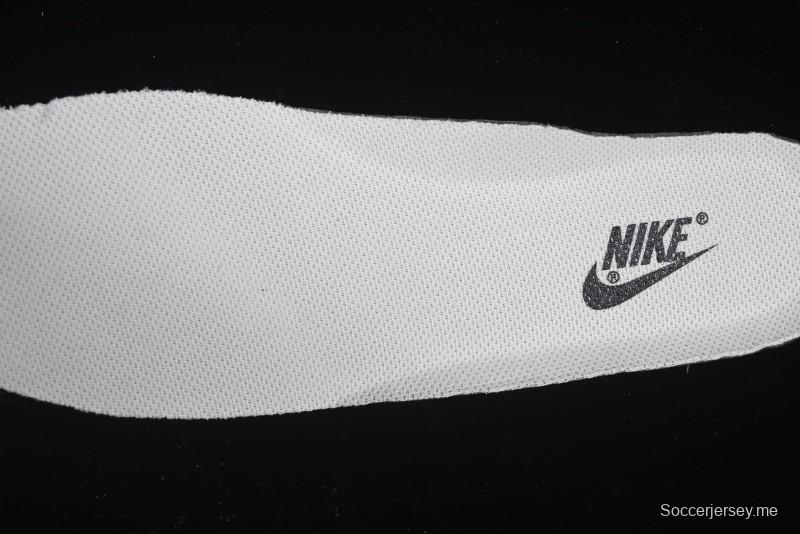 Nike Air Force 1 '07 Low Stussy Collaboration Black Leather Low-Top Casual Sneakers - HH7518-045