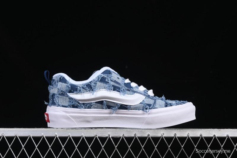 Vans Knu Skool Washed Tie-Dye Low-Top Casual Skate Shoes - VN000CS0239