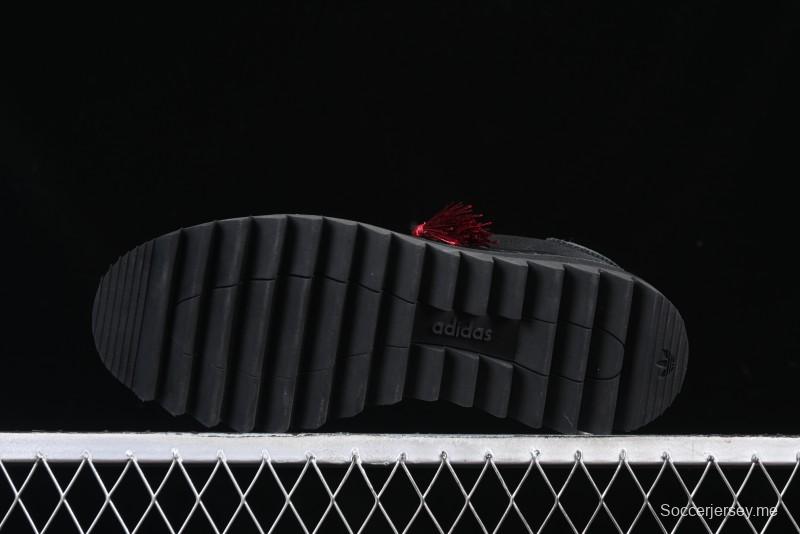 Adidas Superstar JR5114 Clot Collaboration Shell Toe Skate Shoes with Perforated Leather Upper - JR5114