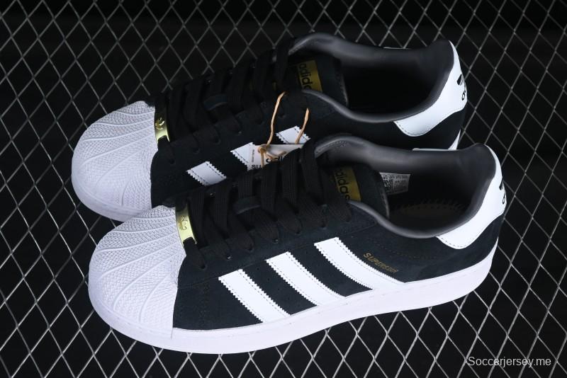 Adidas Originals Superstar XLG Casual Sneakers with Gold Logo Shell Toe and Thick Sole - ID4657