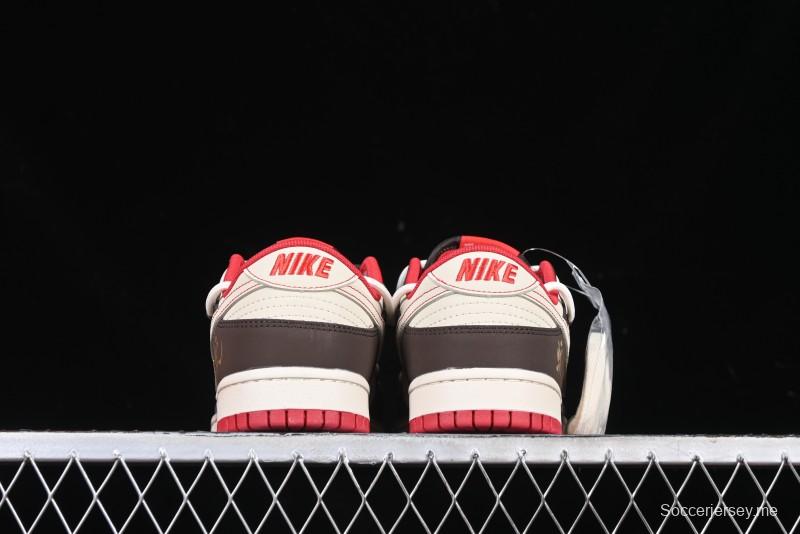Nike SB Dunk Low Year of the Snake Anniversary Custom Low-Top Casual Skate Shoes - YX5066-268