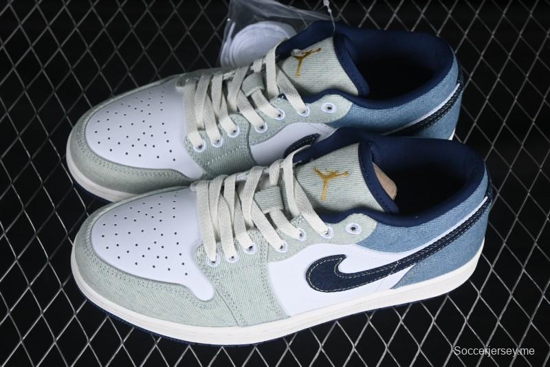 Nike Air Jordan 1 Low "Canadian Tuxedo" Basketball Shoes - IH0648-141