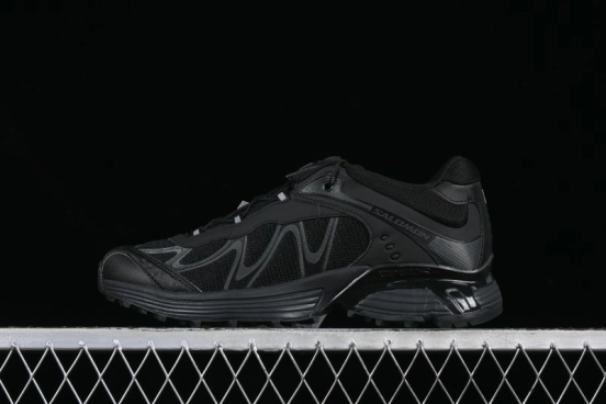 Salomon XT-Wings 2 All-Black Trail Running Sneakers - Sleek Performance and Style
