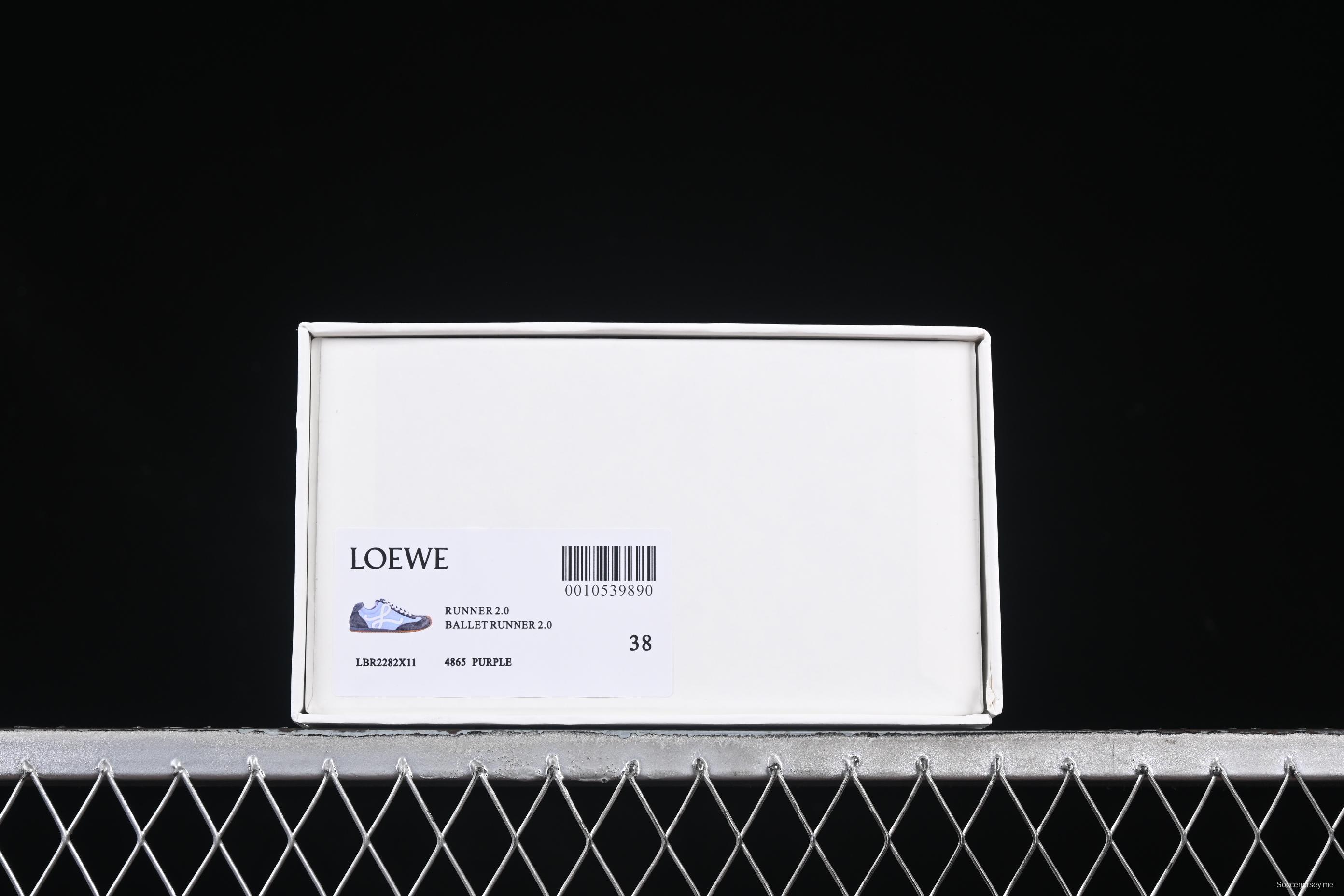 Loewe Ballet Runner 2.0 Sneakers Retro Style Lightweight Casual Shoes - PURPLE