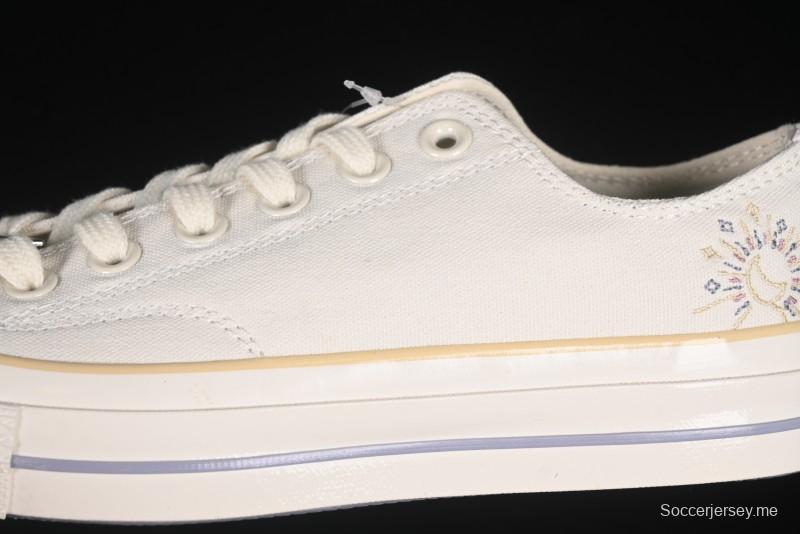Converse Chuck 1970s Low Top Casual Sneakers with Moon Embroidery - A15750C
