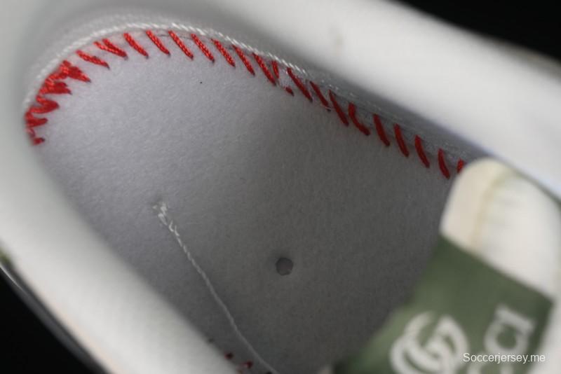 حذاء نايك اير فورس 1'07 المنخفض من نايك اير فورس 1'07 تعاون غوتشي أخضر بنقشة رمادي كاجوال - XS1958-563