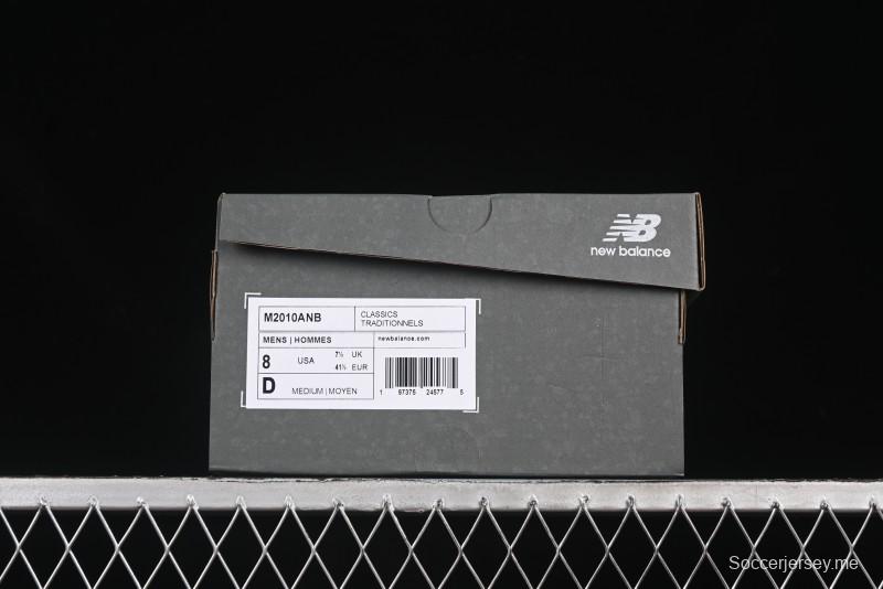 حذاء جري كاجوال ريترو من سلسلة 2010 من نيو بالانس 2010 مع جلد الغزال الناعم وشبكة نايلون - M2010ANB