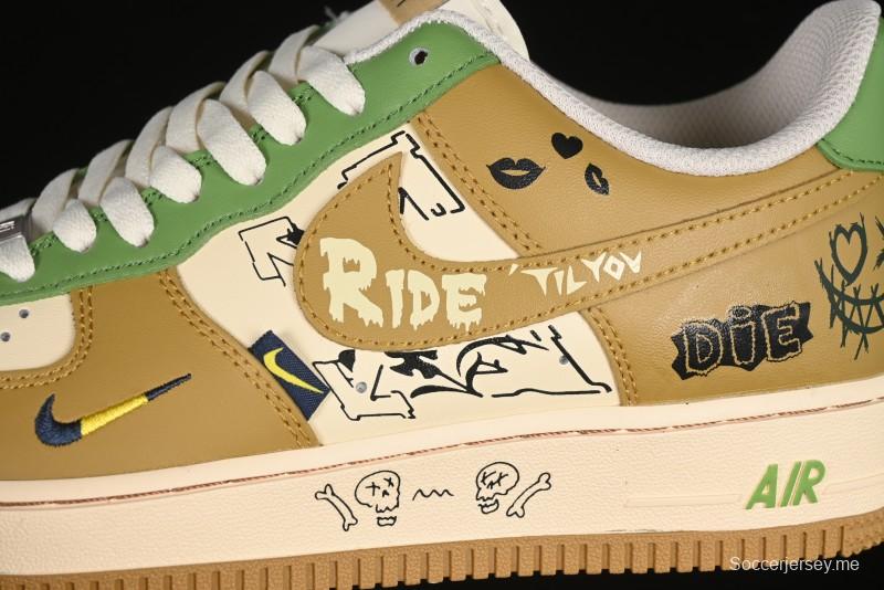 حذاء نايك اير فورس 1'07 منخفض "شيفالري" الرياضي الكاجوال - XL2321-666