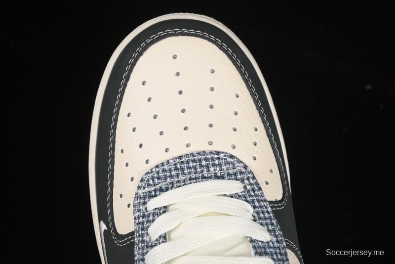 حذاء نايك اير فورس 1'07 المنخفض من نايك اير فورس 1'07 تعاون غوتشي بنقشة زهور ونعل مطاطي كاجوال - DF0188-058