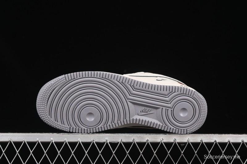 حذاء نايك اير فورس 1 '07 منخفض من نايك بالتعاون مع بابي باللون البيج ستاري سكاي سنيكرز كاجوال - HH7518-065