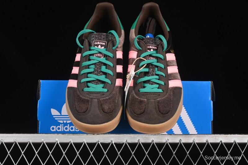 أديداس أوريجينالز جازيل إندور JI2714 حذاء رياضي ريترو كاجوال مضاد للانزلاق ومقاوم للاهتراء - JI2714