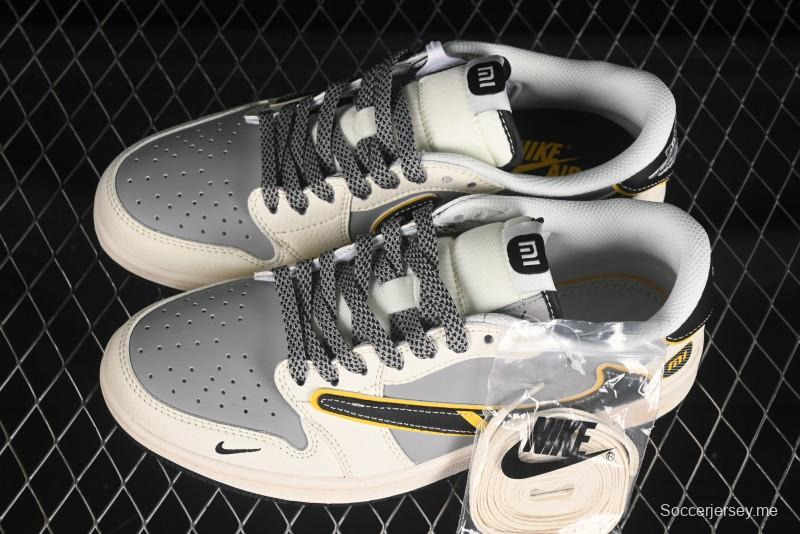 حذاء نايك ترافيس سكوت x Fragment Design x Air Jordan 1 Low OG SP AJ1 AJ1 Xiaomi Collaboration Su7-Ultru Low-Top Sneakers Casual - XX3168-162