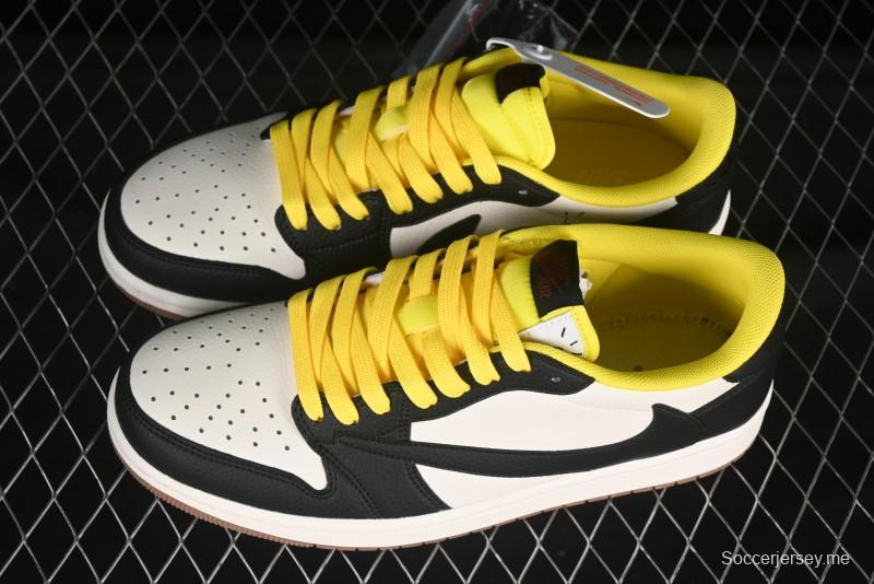 حذاء نايك ترافيس سكوت x Fragment Design x Air Jordan 1 Low OG SP SP AJ1 Collaboration - DN6901-093