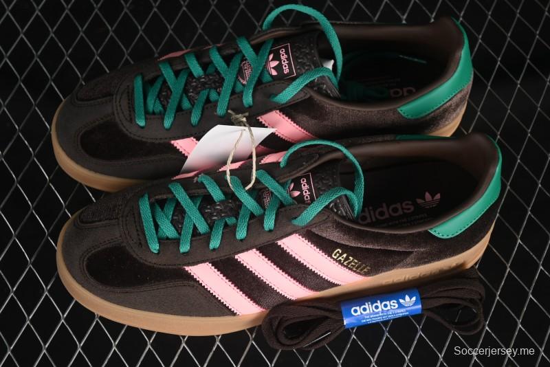 أديداس أوريجينالز جازيل إندور JI2714 حذاء رياضي ريترو كاجوال مضاد للانزلاق ومقاوم للاهتراء - JI2714