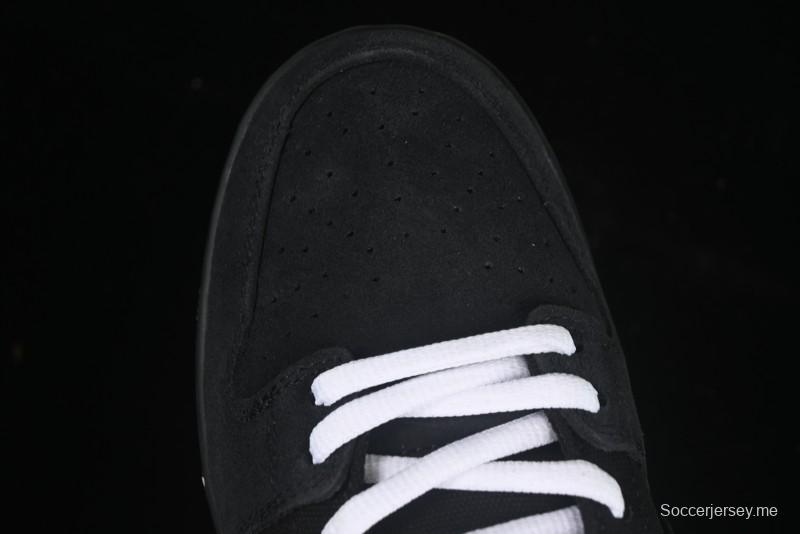 حذاء تزلج نايك SB Dunk Low Pro ISO باللون الأسود المطاطي SB منخفض السقف - CD2563-006