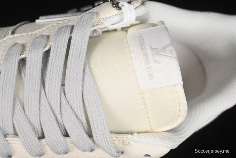 حذاء نايك اير فورس 1 '07 المنخفض من نايك اير فورس 1 '07 LV Collaboration باللون الرمادي الدنيم سووش سنيكرز كاجوال - XX3168-135