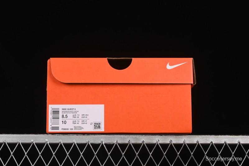 حذاء الجري نايك كويست 6 المبطن خفيف الوزن - FD6033-105