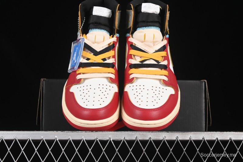 حذاء كرة السلة نايك يونيون × اير جوردان 1 ريترو هاي شادو شيكاغو - HV8563-600