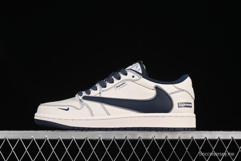 حذاء نايك ترافيس سكوت x Fragment Design x Air Jordan 1 Low OG SP SP الرياضي الكاجوال - DH0223-355