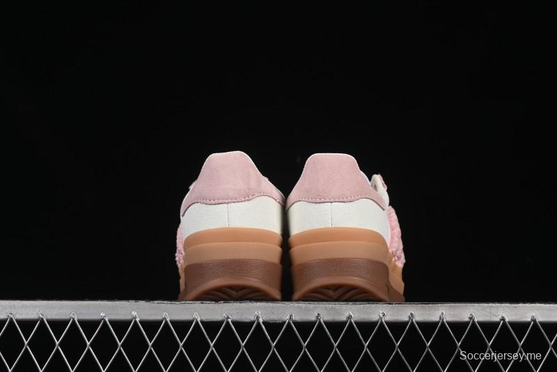 أديداس أوريجينالز جازيل بولد JR8374 حذاء رياضي منخفض الساق من أديداس أوريجينالز بنعل سميك لمقاومة الانزلاق والمتانة - JR8374