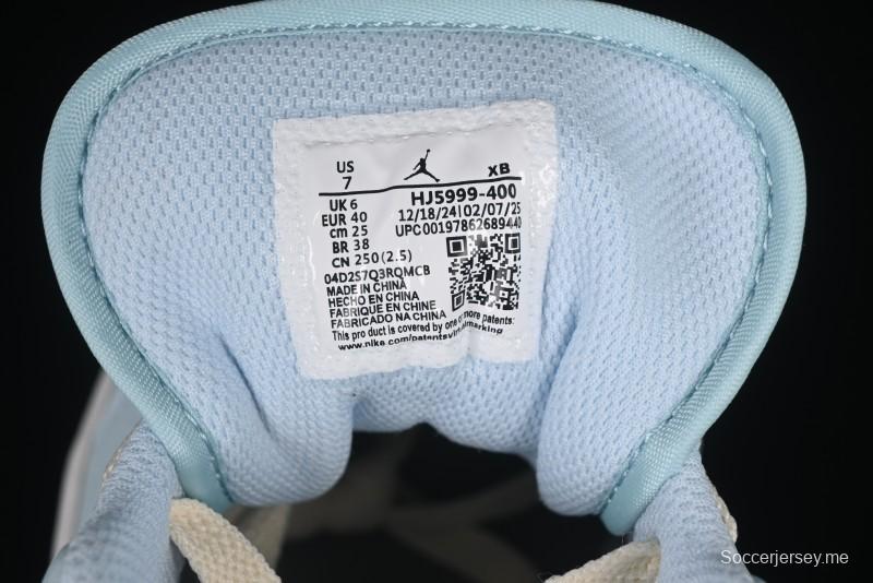 حذاء نايك اير جوردان 1 لاو AJ1 AJ1 نايك اير جوردان 1 AJ1 أزرق نعناع أزرق كاجوال لايف ستايل - HJ5999-400