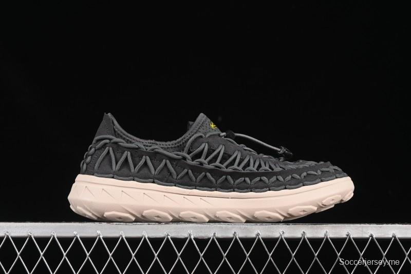 صندل رياضي مسطح منسوج بحزام مطاطي منسوج بحزام مطاطي للرياضات المائية الخارجية من كين يونيك - 1014097