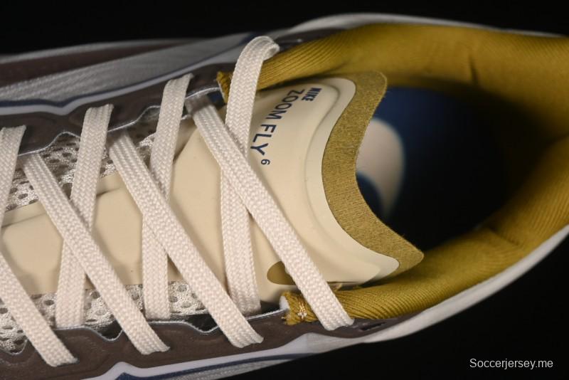 حذاء الجري زوم فلاي 6 من نايك زوم فلاي 6 خفيف الوزن للغاية مع رغوة رياكت فوم وطبق من ألياف الكربون - HV4366-072