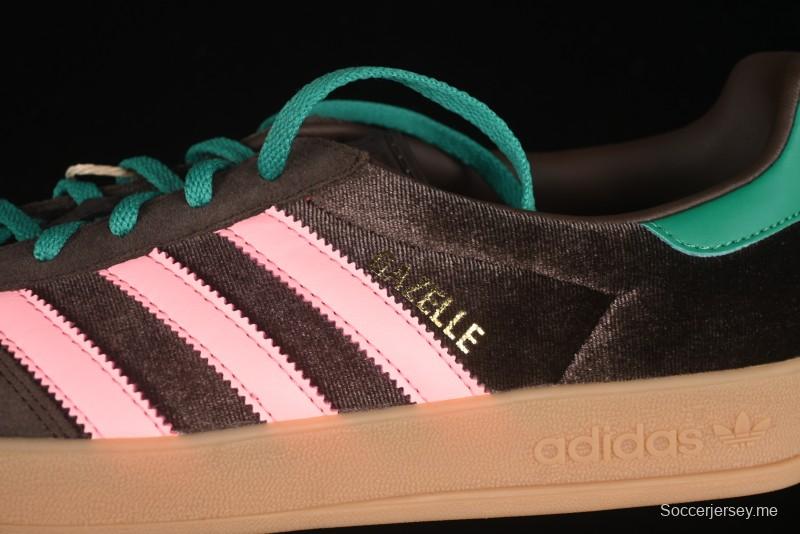 أديداس أوريجينالز جازيل إندور JI2714 حذاء رياضي ريترو كاجوال مضاد للانزلاق ومقاوم للاهتراء - JI2714