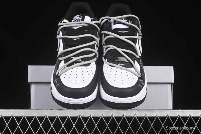 حذاء نايك اير فورس 1'07 المنخفض الكاجوال من نايك مع وسادة هوائية كاملة الطول - ZH0316-071