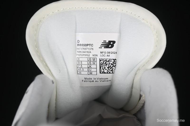 حذاء جري كاجوال جلد سلسلة BB550 من سلسلة نيو بالانس BB550PTC للجنسين