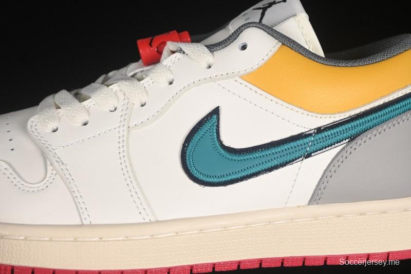 حذاء نايك اير جوردان 1 لاو AJ1 AJ1 سنيكرز سووش كاجوال من نايك - HV4511-133