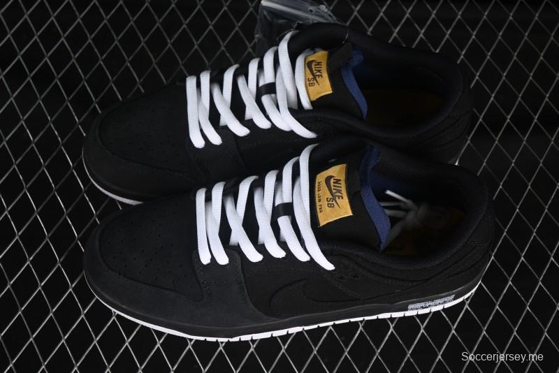 حذاء تزلج نايك SB Dunk Low Pro ISO باللون الأسود المطاطي SB منخفض السقف - CD2563-006